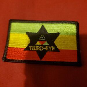 NEW THIRD EYE RASTA COLORS PATCH THIRD-EYE HAT CLOTHING